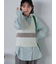 配色ラインニットベスト