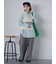 配色ラインニットベスト