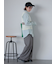 配色ラインニットベスト