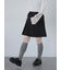 ボックスプリーツミニスカート