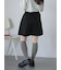 ボックスプリーツミニスカート