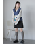 ボックスプリーツミニスカート