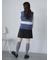 ボックスプリーツミニスカート