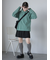 ボックスプリーツミニスカート