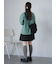 ボックスプリーツミニスカート