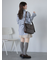 ボックスプリーツミニスカート