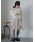 ボックスプリーツミニスカート