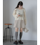 ボックスプリーツミニスカート