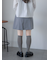 ボックスプリーツミニスカート