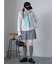 ボックスプリーツミニスカート