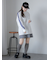 ボックスプリーツミニスカート