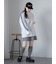 ボックスプリーツミニスカート