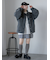 ボックスプリーツミニスカート