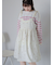 花刺繍キャミワンピース