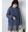 透かし編みニットポロシャツ