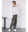 スクエアネックブラウス