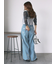 箔プリントワイドデニムパンツ