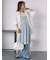 箔プリントワイドデニムパンツ
