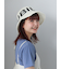 ロゴ入り雑材ハット