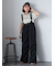 サイドリボンサロペット