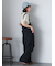 サイドリボンサロペット