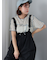 サイドリボンサロペット