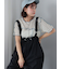 サイドリボンサロペット