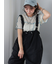 サイドリボンサロペット