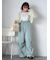 サイドリボンサロペット