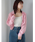 シャーリングジップシャツ