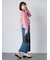 シャーリングジップシャツ