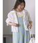 シャーリングジップシャツ