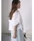 シャーリングジップシャツ