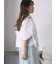 シャーリングジップシャツ