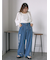 シャーリングジップシャツ