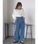 シャーリングジップシャツ