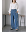 シャーリングジップシャツ
