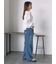 シャーリングジップシャツ