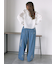 シャーリングジップシャツ
