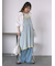 シャーリングジップシャツ