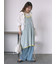 シャーリングジップシャツ