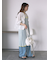 シャーリングジップシャツ