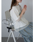 チュール重ねカットソー