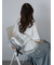 チュール重ねカットソー