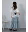 チュール重ねカットソー