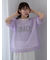 チュール重ねカットソー