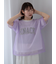 チュール重ねカットソー