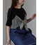 フロントリボンカットソー
