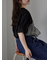 フロントリボンカットソー