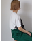 フロントリボンカットソー